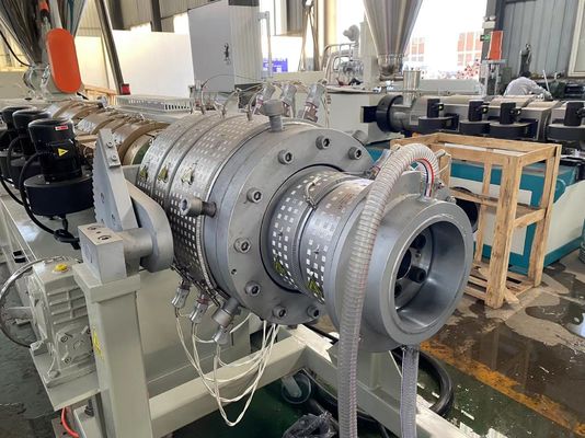 Linia do wytłaczania rur z HDPE z przewodem elektrycznym Pojedyncza śruba