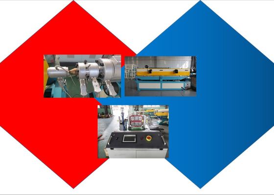 LDPE PVC 130 mm Plastikowa falista maszyna do rur