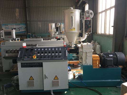 Siemens Motor 100kg / H Linia do produkcji rur Hdpe Stożkowa śruba podwójna