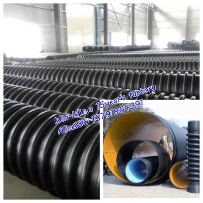 Linia produkcyjna do wytłaczania rur falistych z nawijania spiralnego HDPE