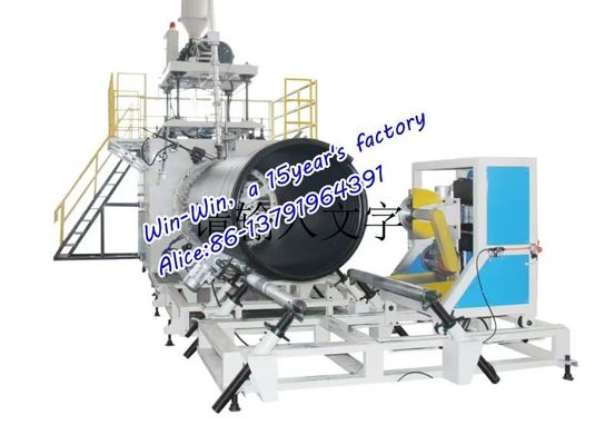 Linia produkcyjna do wytłaczania rur falistych z nawijania spiralnego HDPE