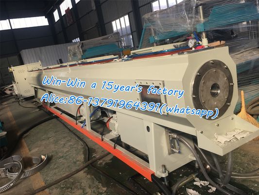 Linia do wytłaczania z pojedynczą podwójną śrubą do rur falistych z tworzywa sztucznego PPR HDPE PVC