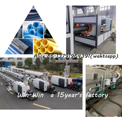Automatyczna linia do wytłaczania rur PVC UPVC Water Electric PVC Control PLC