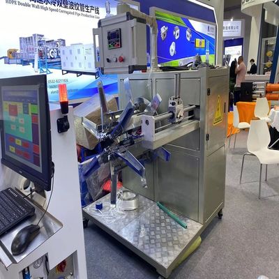 PVC PE PPR Plastikowa pojedyncza podwójna ściana Maszyna do produkcji rur falistych Wysoka prędkość