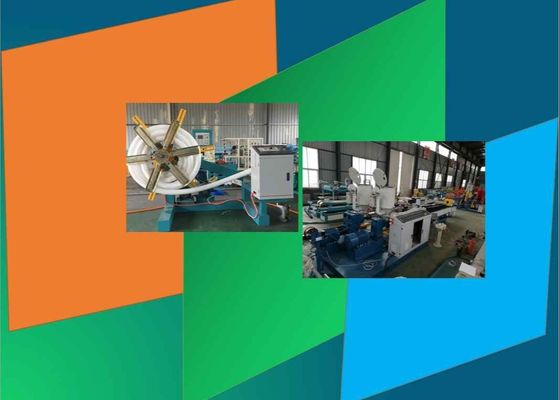 Podwójna śruba 160 mm 50 kg / h Linia do produkcji rur z tworzyw sztucznych