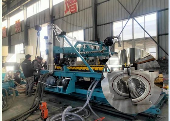 Wytłaczarka do rur falistych z podwójną ścianką z PVC PE 200 mm