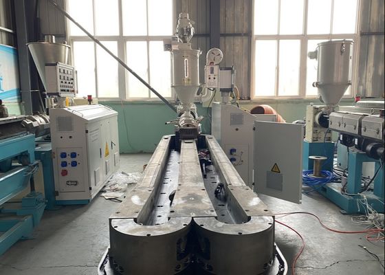 35mm HDPE jednościenna linia do wytłaczania rur falistych przeciw ścieraniu