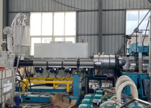 200-250 kg / h Linia do wytłaczania rur falistych z podwójną ścianką PE / HDPE / PVC