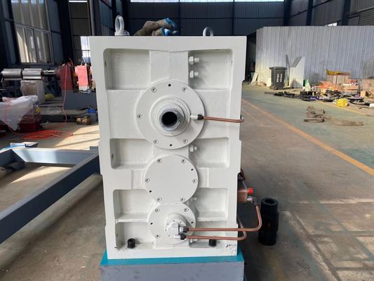 120 kg / h Maszyna do produkcji rur PVC Stożkowa wytłaczarka dwuślimakowa
